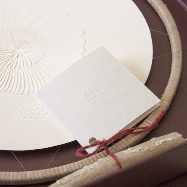 Paper Poetry gift box + label card