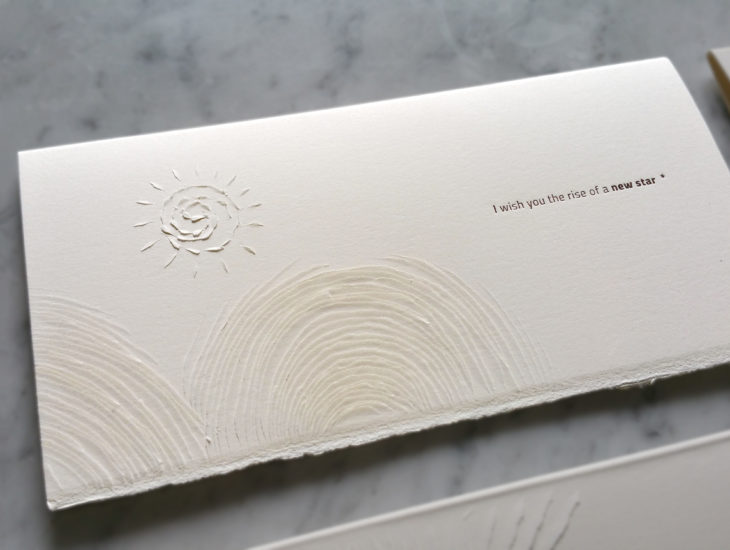 "I WISH YOU" series greeting cards | Fire