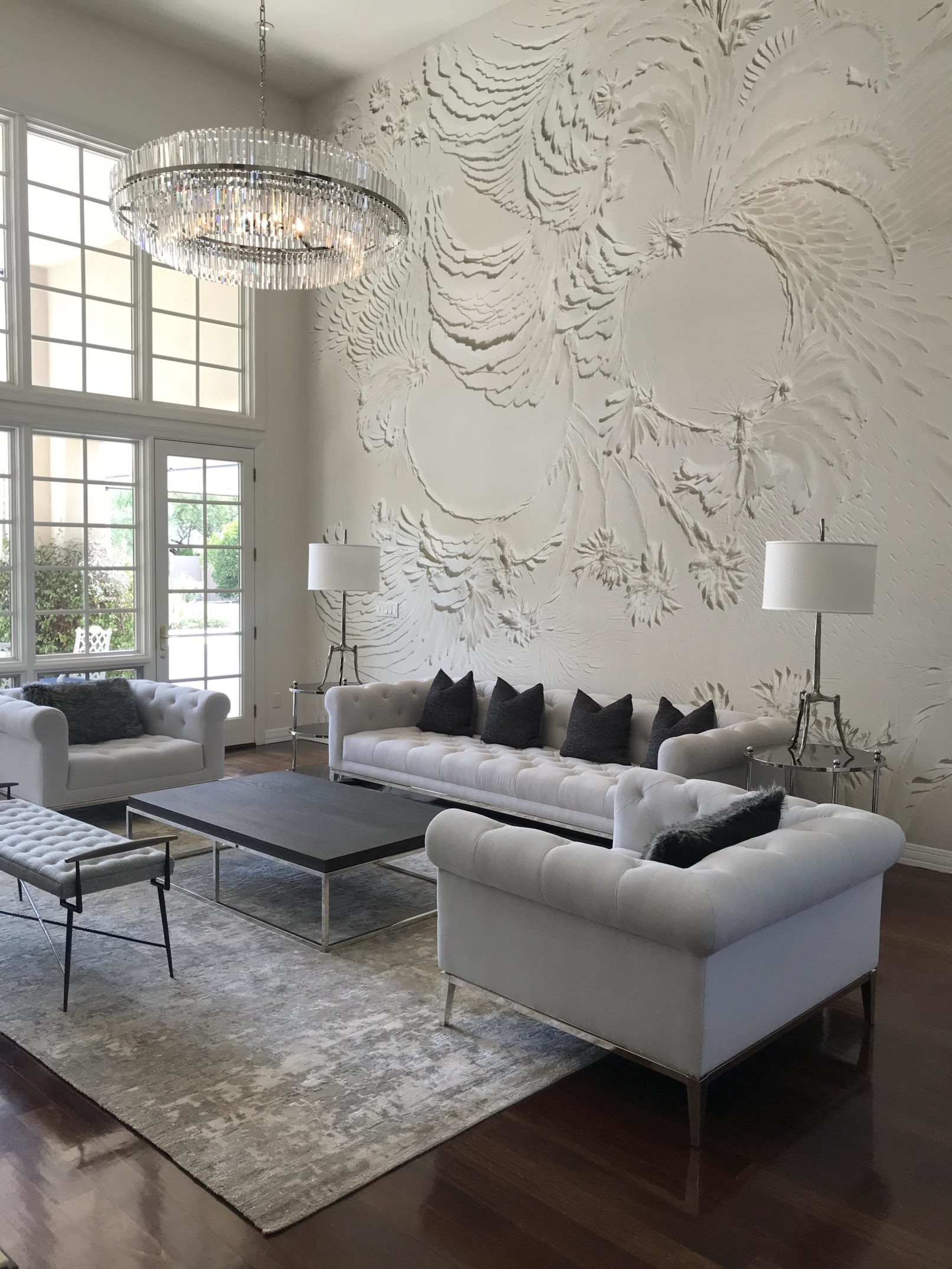 Paper Poetry wallpaper + Interior firm KT Tamm Inc