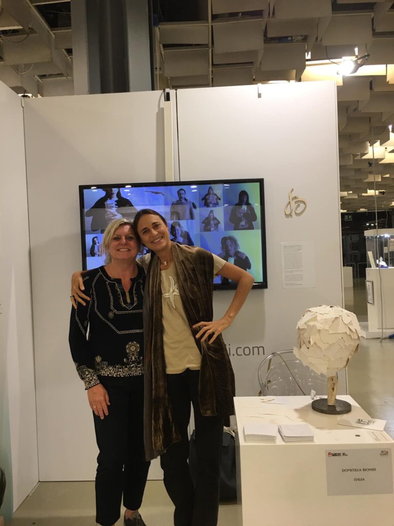 Domitilla Biondi - Florence Biennale 2019 - friend artist José Sintnicolaas
