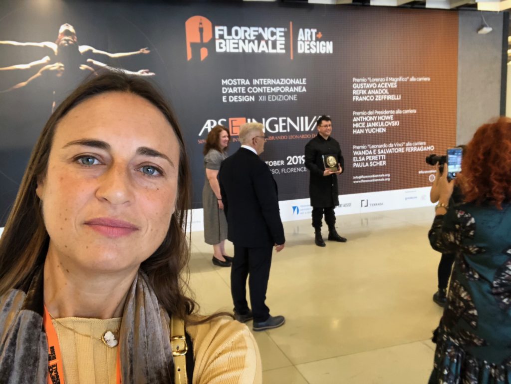 Domitilla Biondi - Florence Biennale 2019 - Refik Anatol awarded