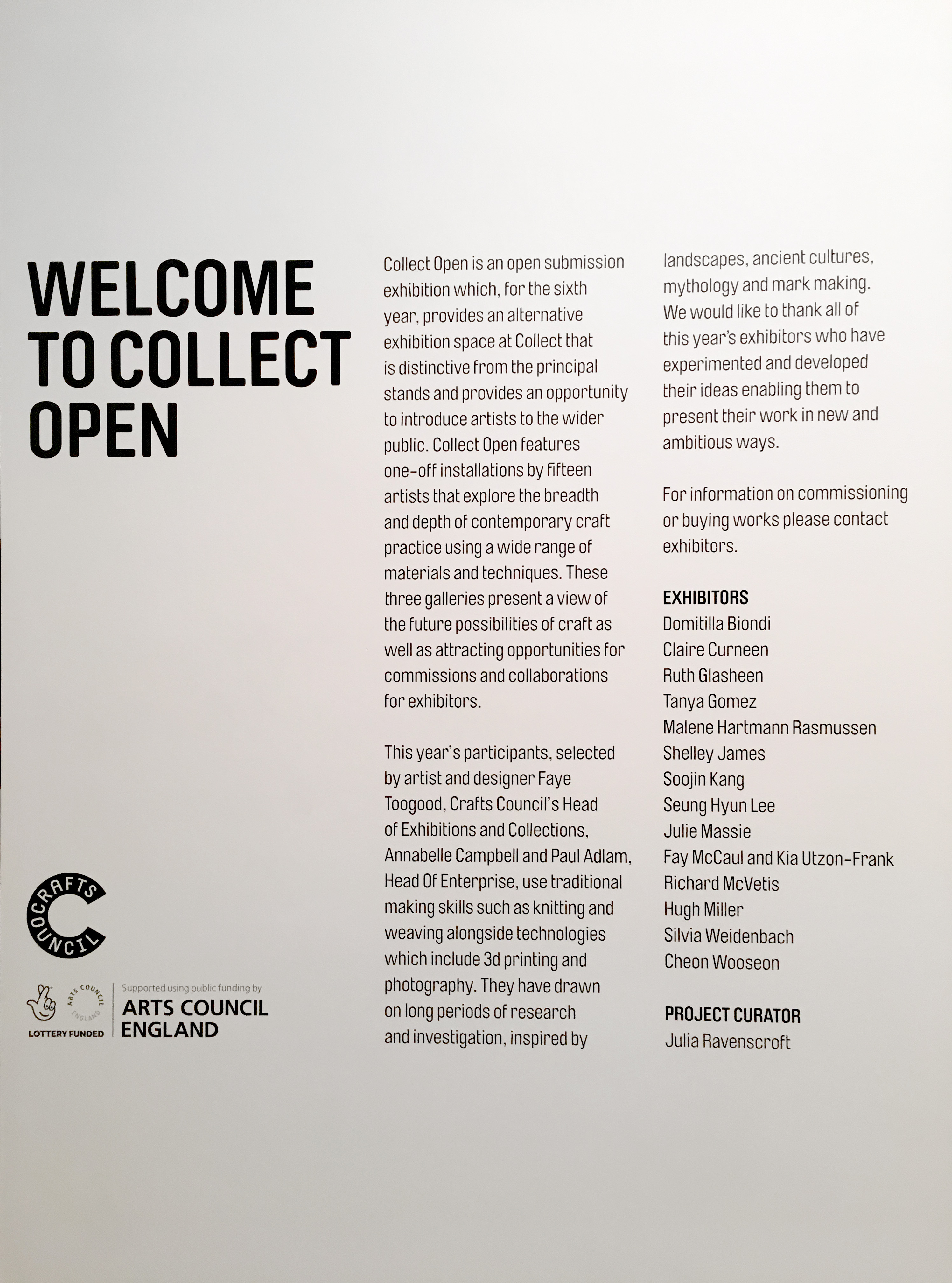 Collect Open 2017 @ Saatchi Gallery